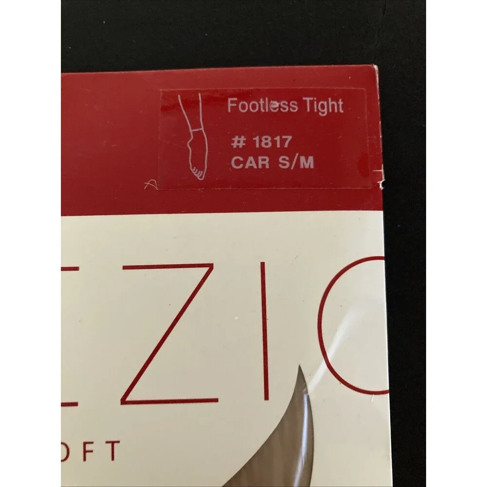 Capezio Ultra Soft Footless Tight CAR #1817 Size Small/ Medium New Unopened